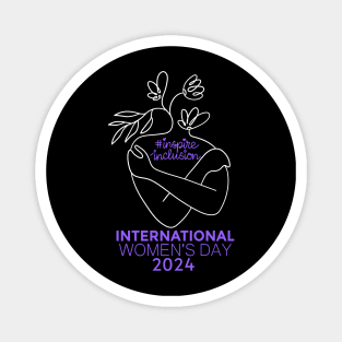 Count Her Inspire Inclusion Women's International Day 2024 Magnet